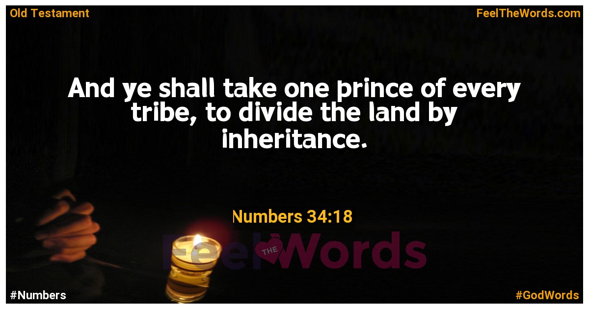 Numbers 34:18
