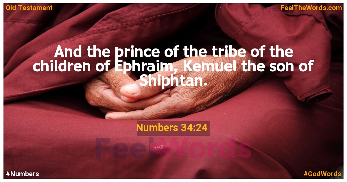 Numbers 34:24