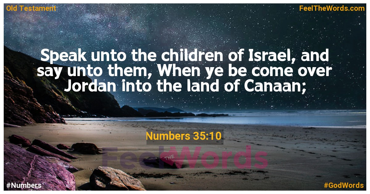 Numbers 35:10