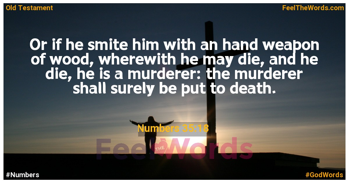 Numbers 35:18