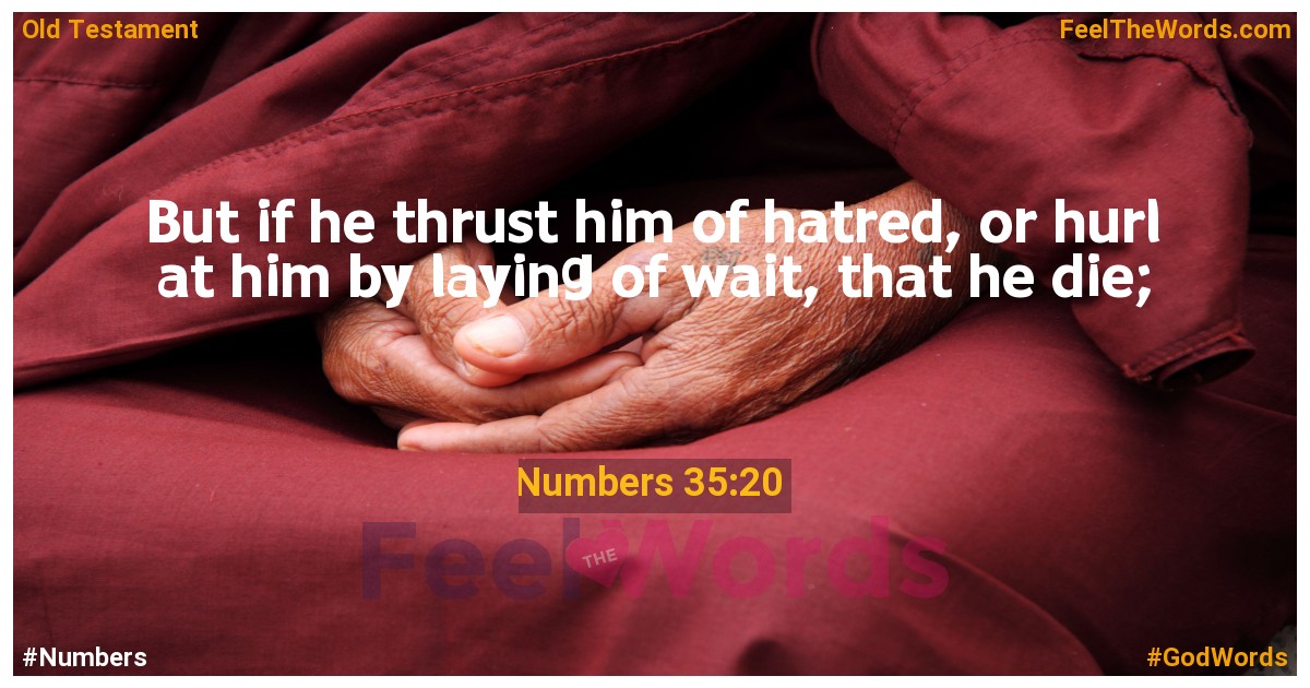 Numbers 35:20