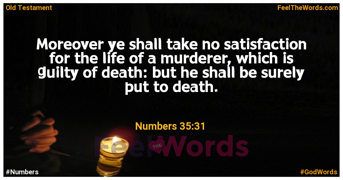 Numbers 35:31
