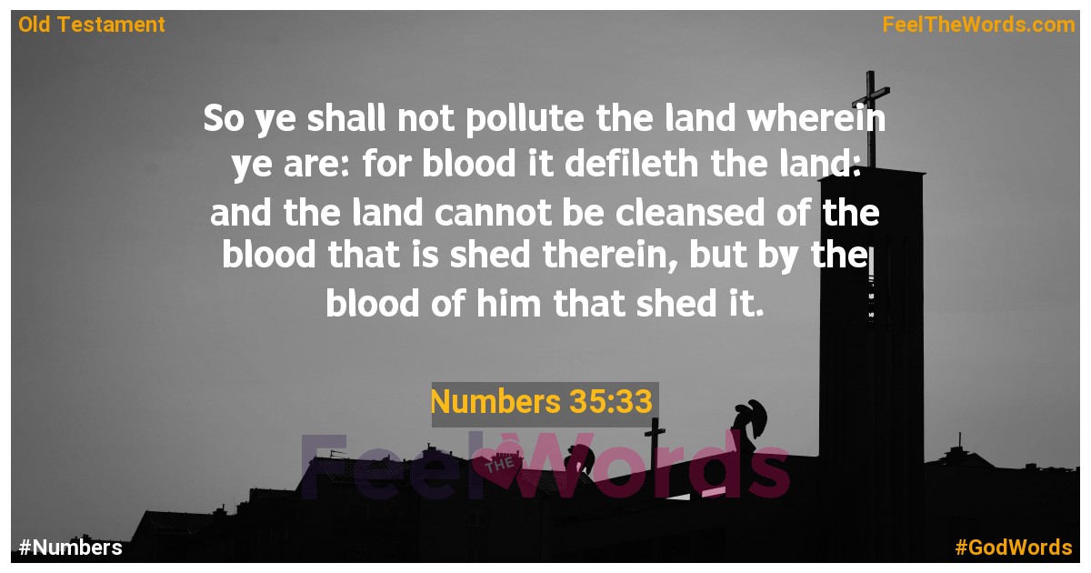 Numbers 35:33