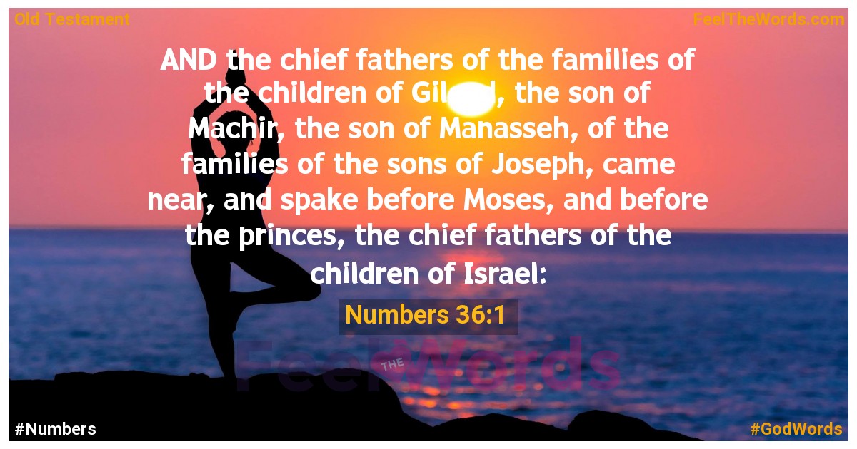 Numbers 36:1