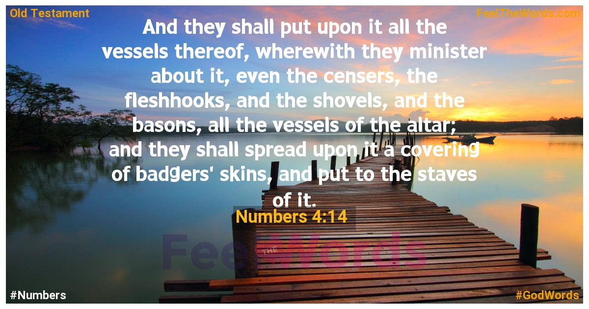Numbers 4:14