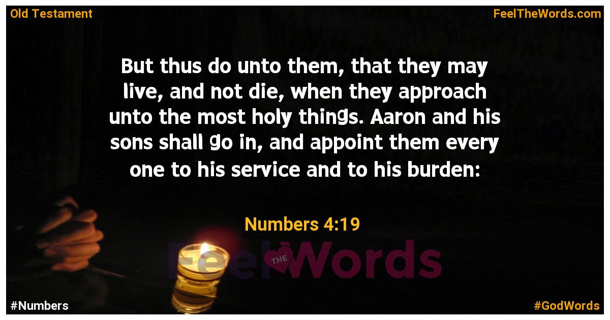 Numbers 4:19