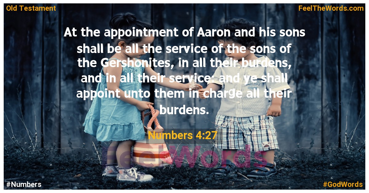 Numbers 4:27