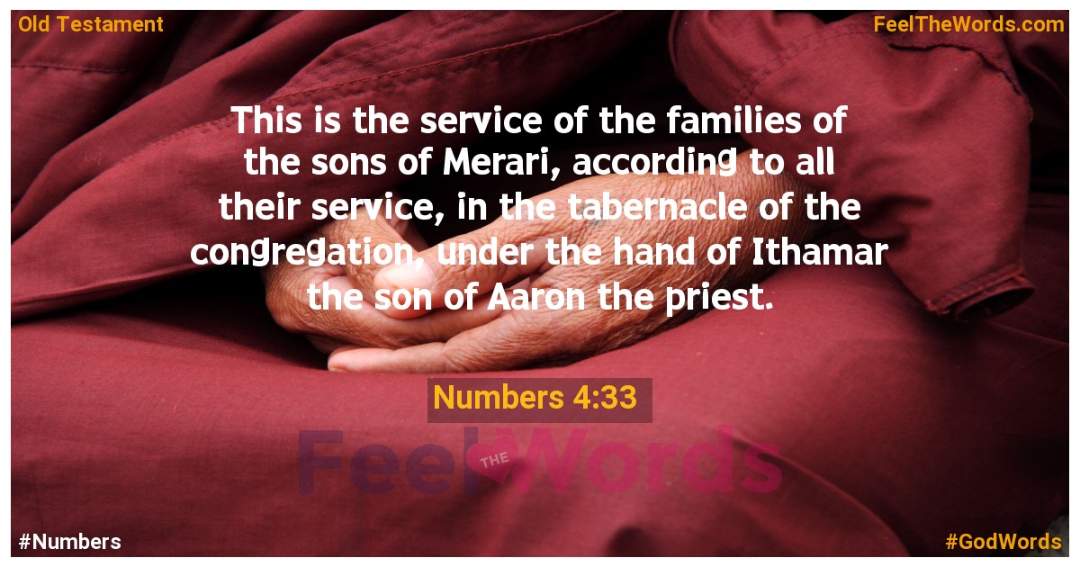 Numbers 4:33
