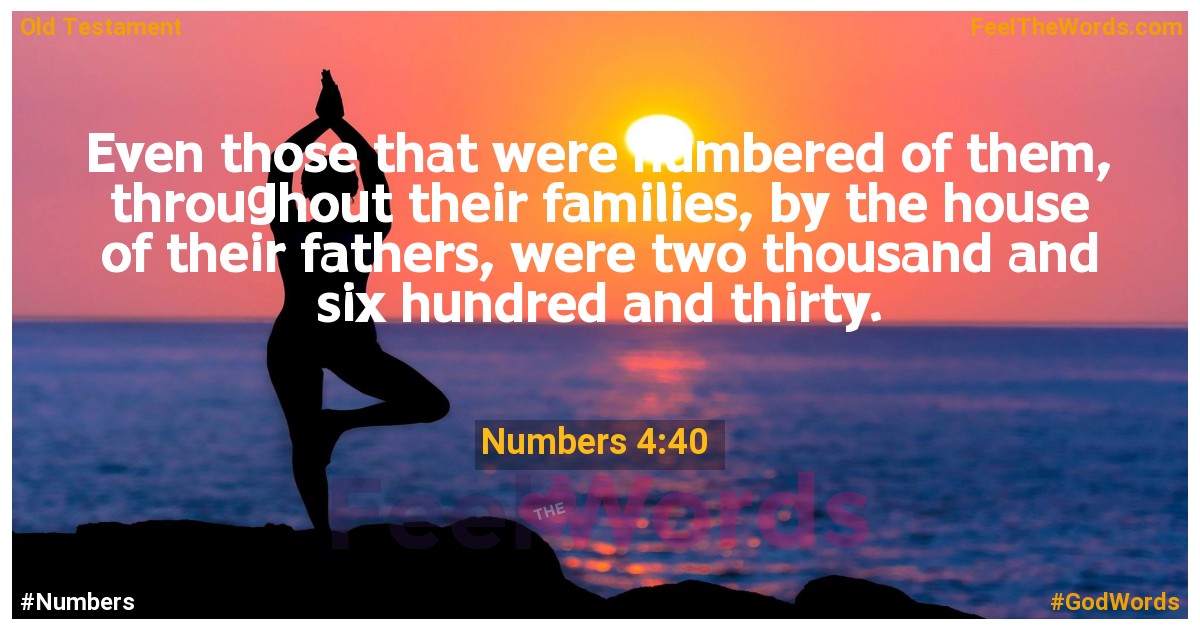 Numbers 4:40