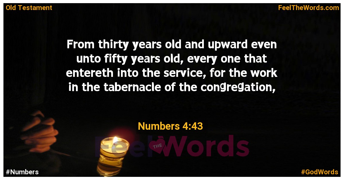 Numbers 4:43