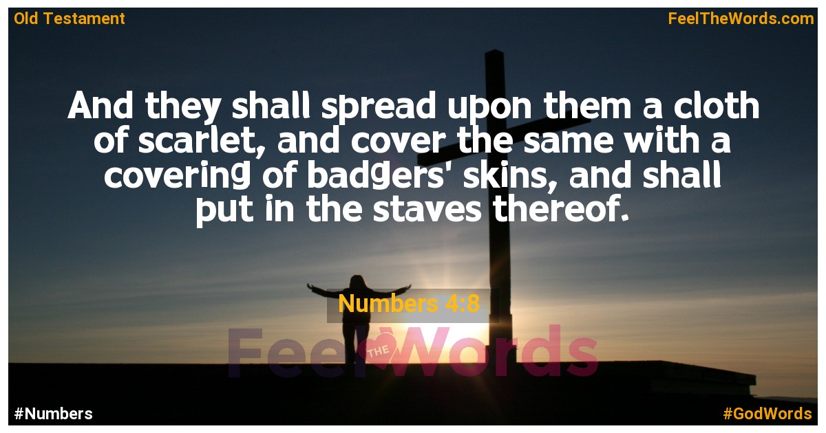 Numbers 4:8