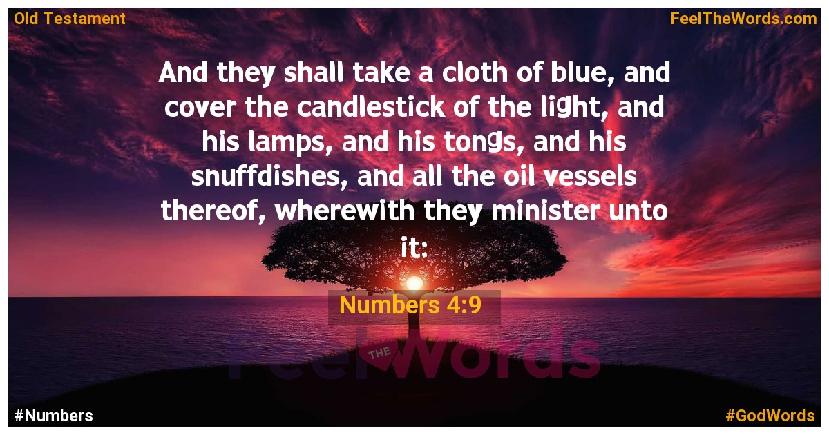 Numbers 4:9