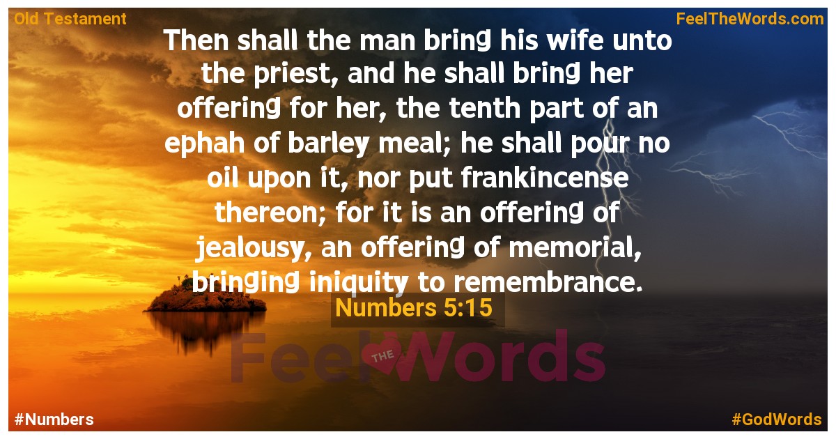 Numbers 5:15