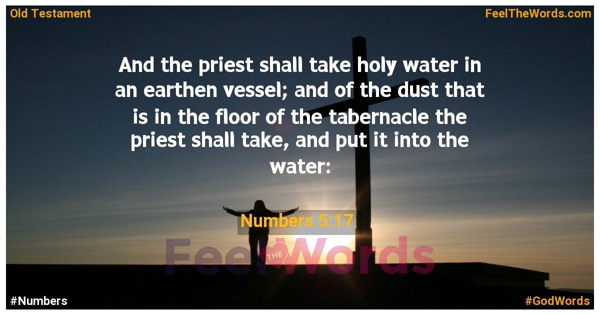 Numbers 5:17