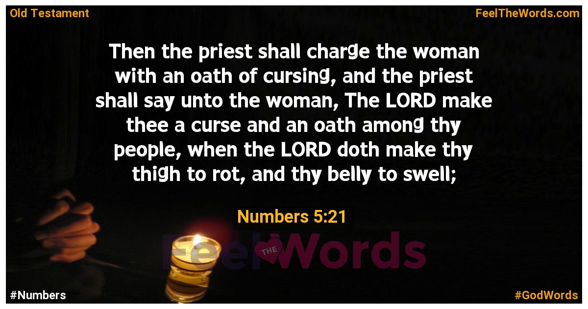 Numbers 5:21