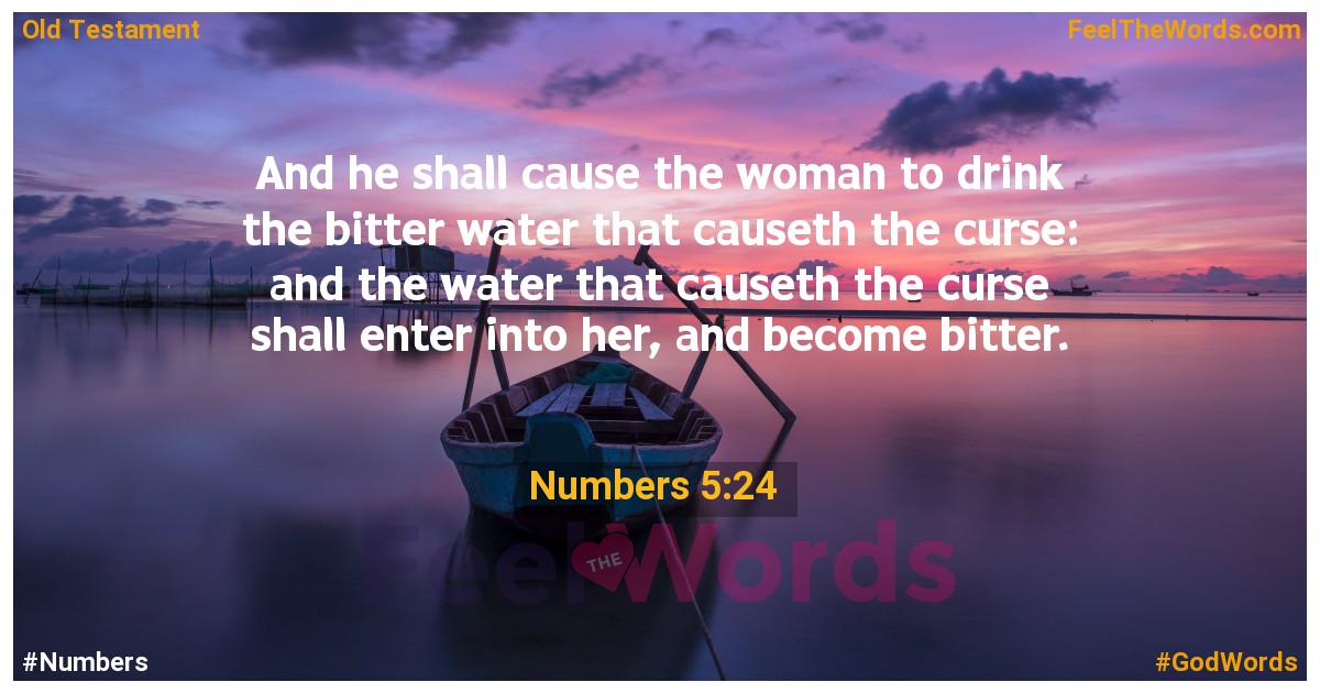 Numbers 5:24