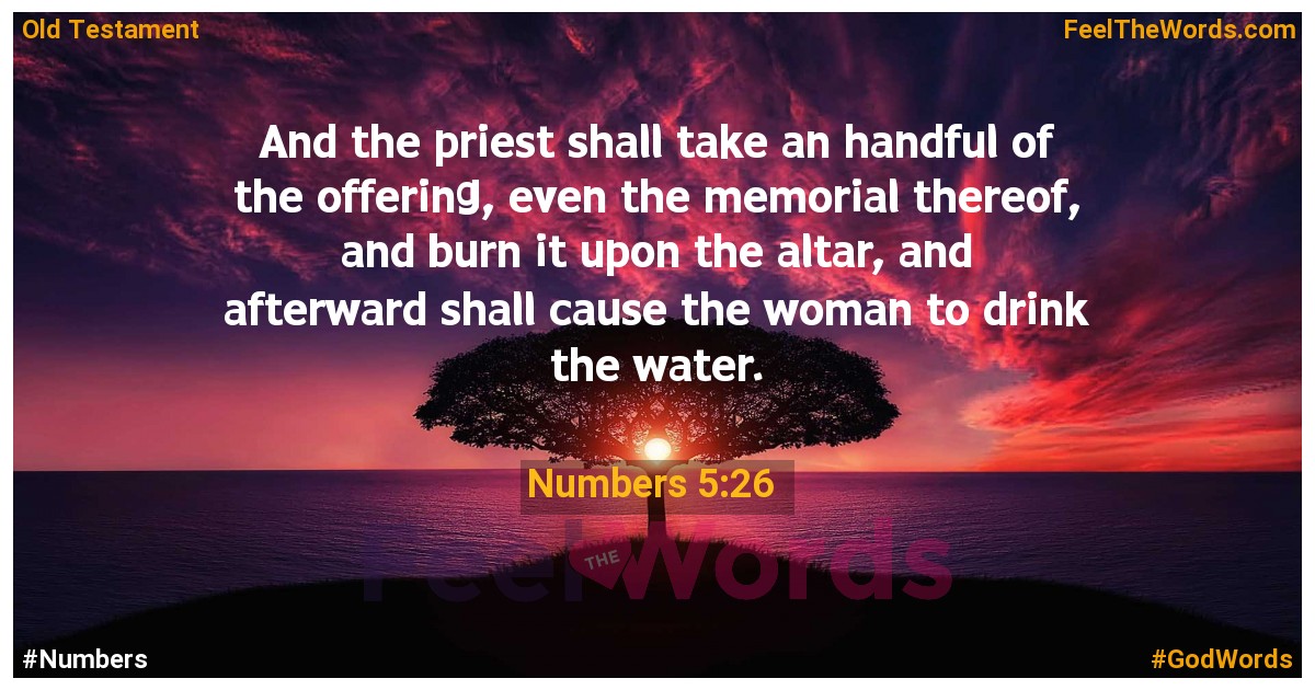 Numbers 5:26