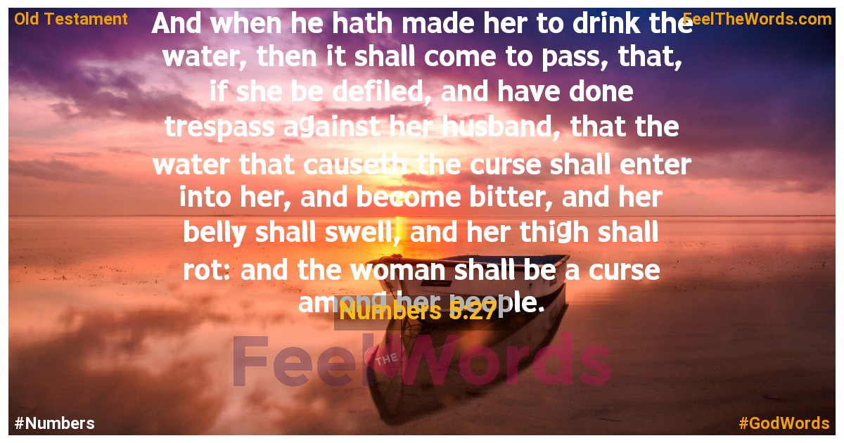 Numbers 5:27