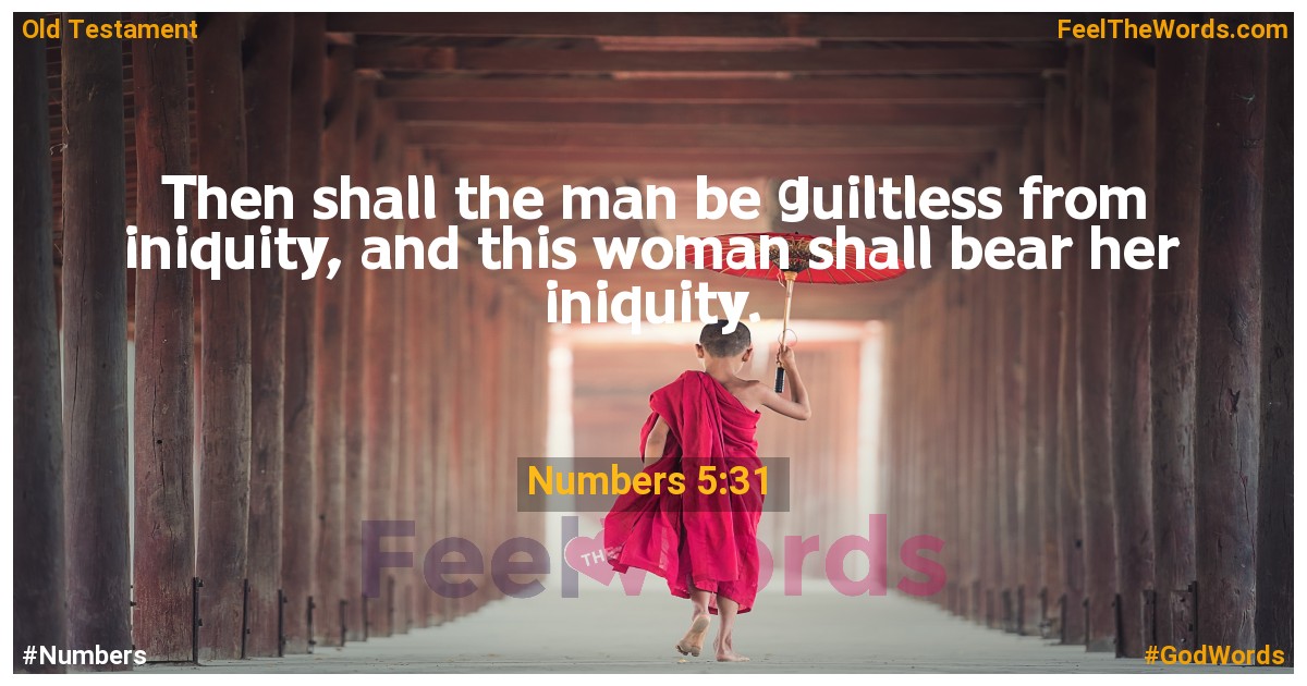Numbers 5:31