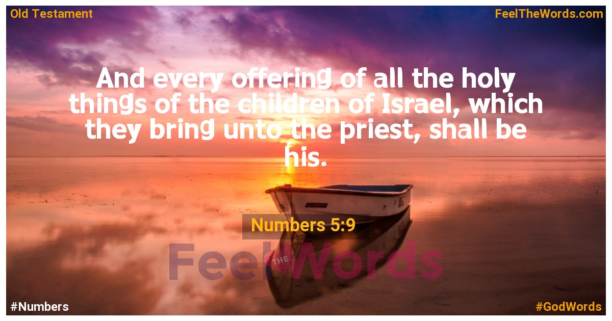 Numbers 5:9