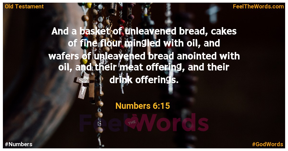 Numbers 6:15