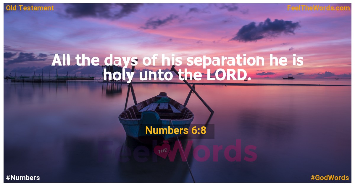 Numbers 6:8