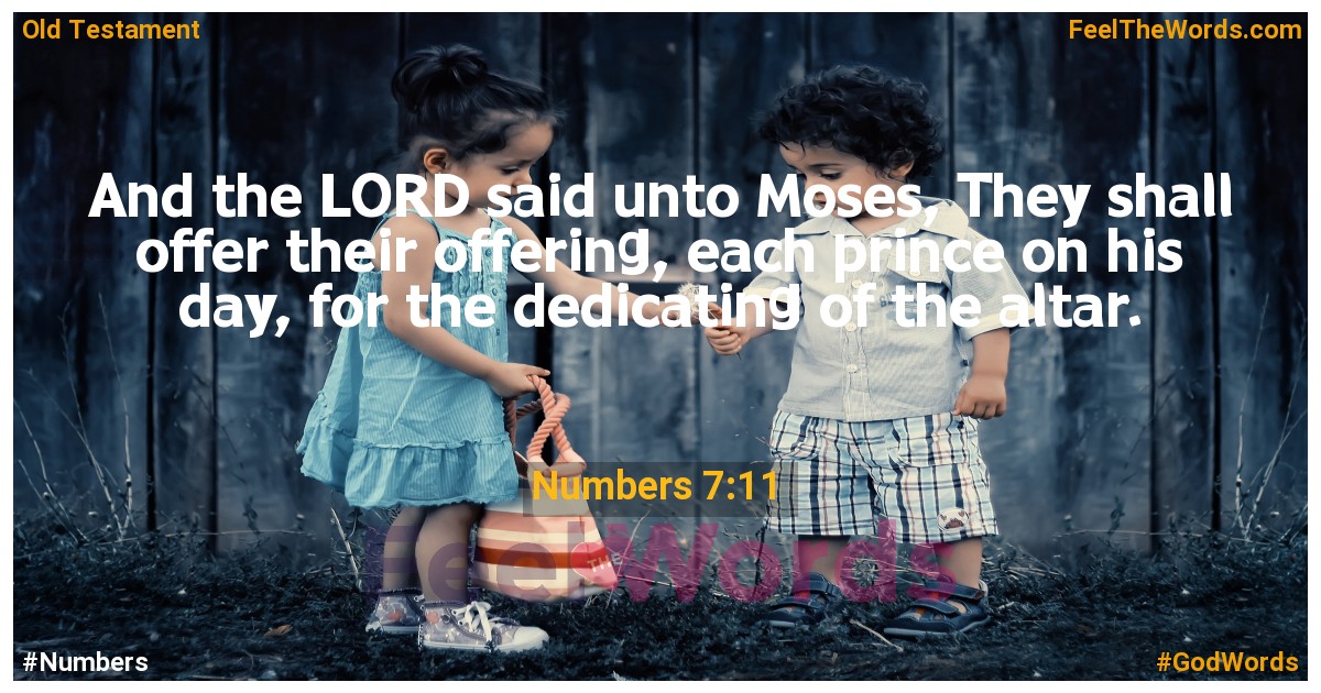 Numbers 7:11