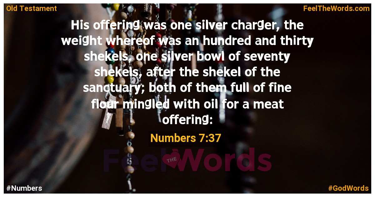 Numbers 7:37