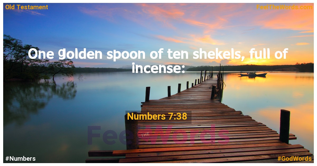 Numbers 7:38