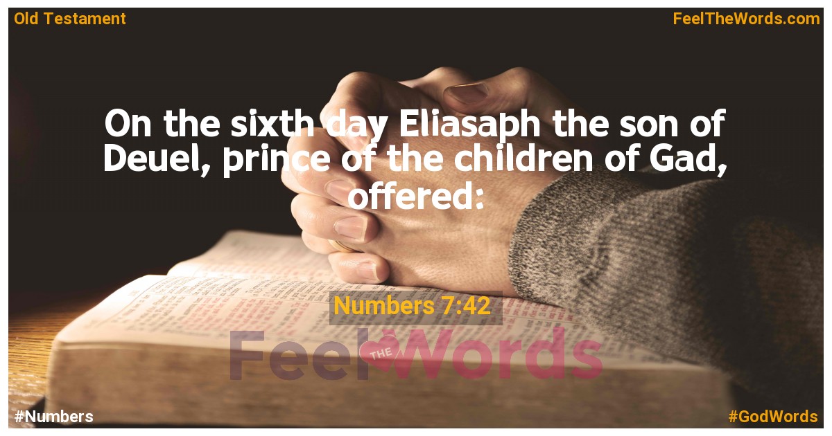 Numbers 7:42