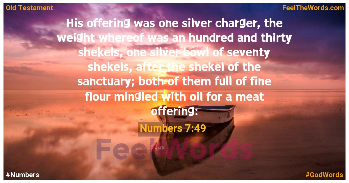 Numbers 7:49