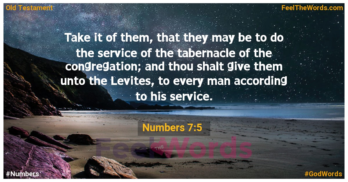 Numbers 7:5