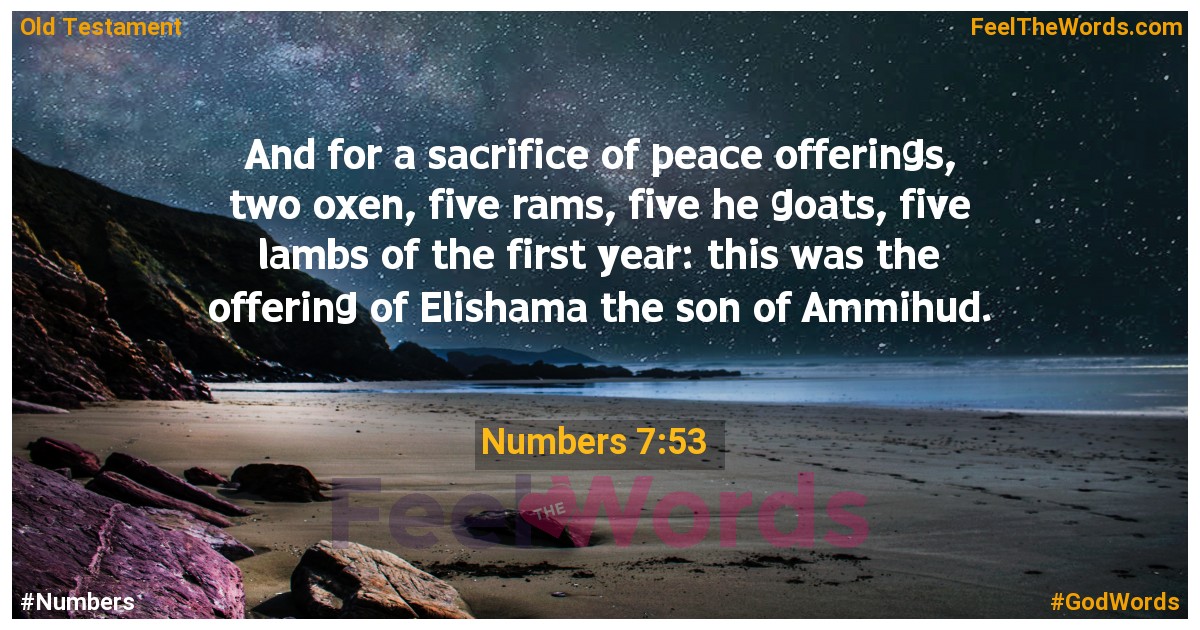 Numbers 7:53