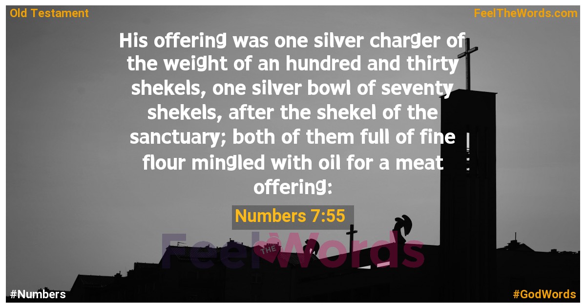 Numbers 7:55