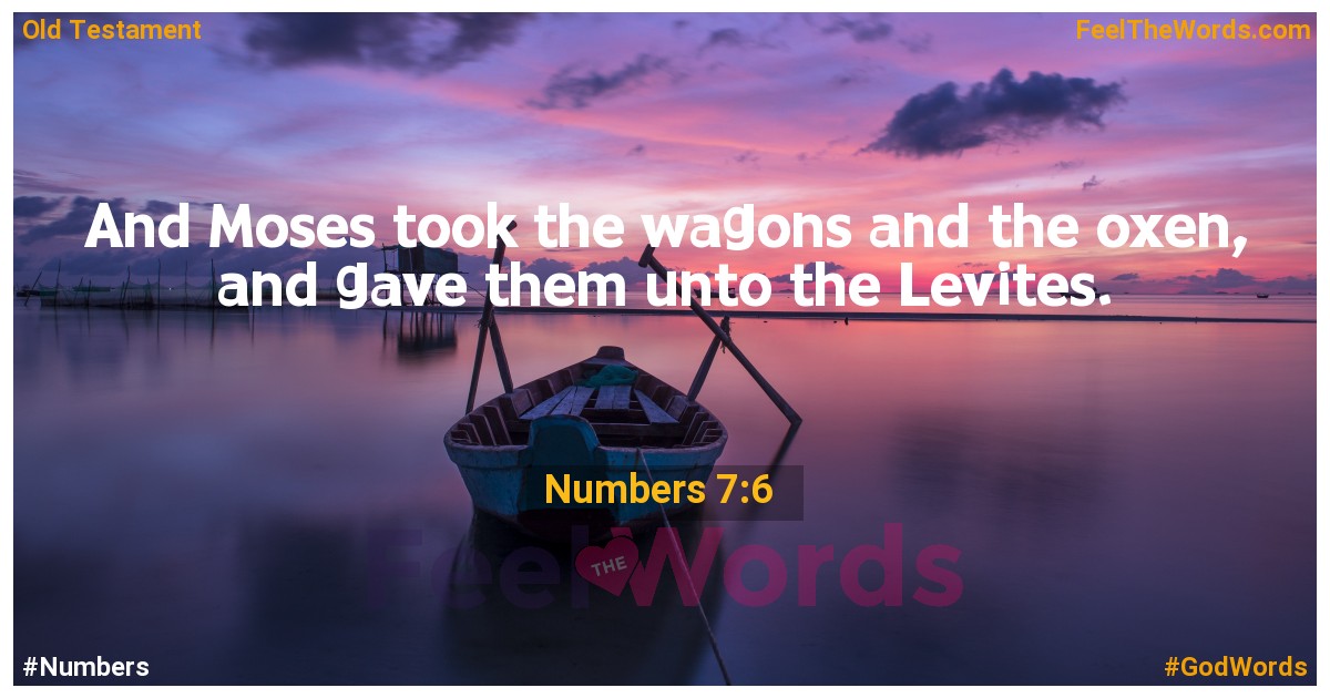 Numbers 7:6