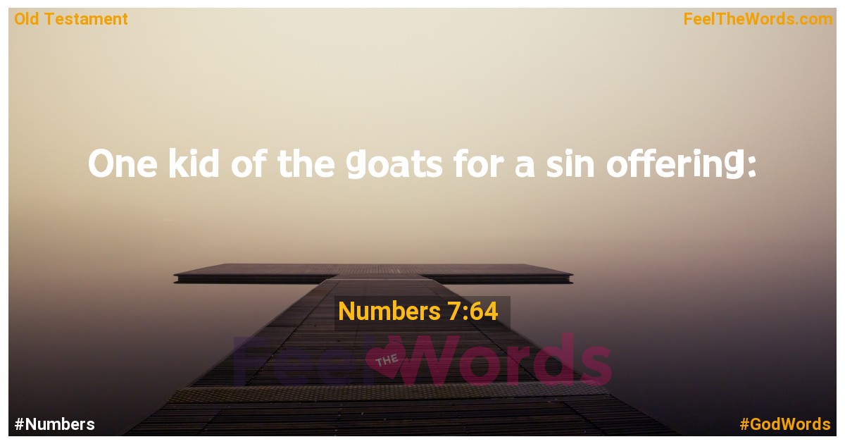 Numbers 7:64