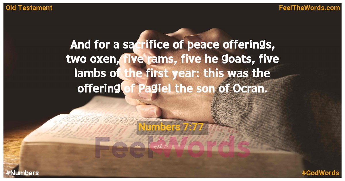 Numbers 7:77