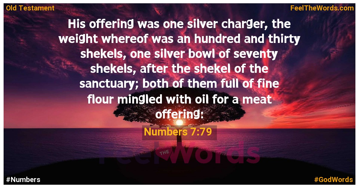 Numbers 7:79