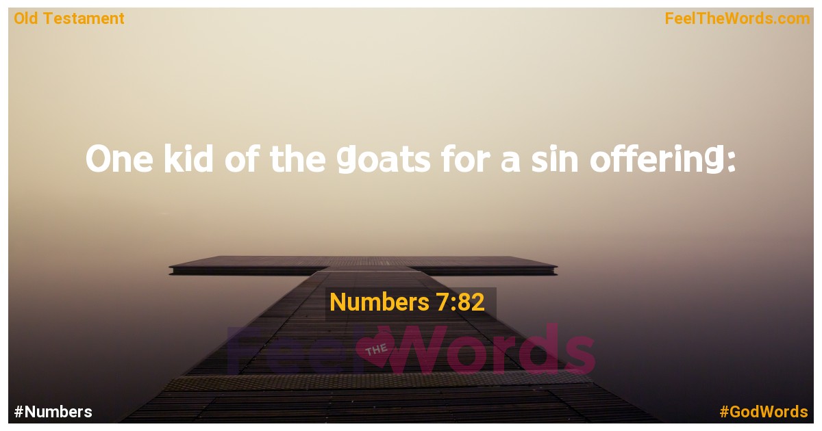 Numbers 7:82