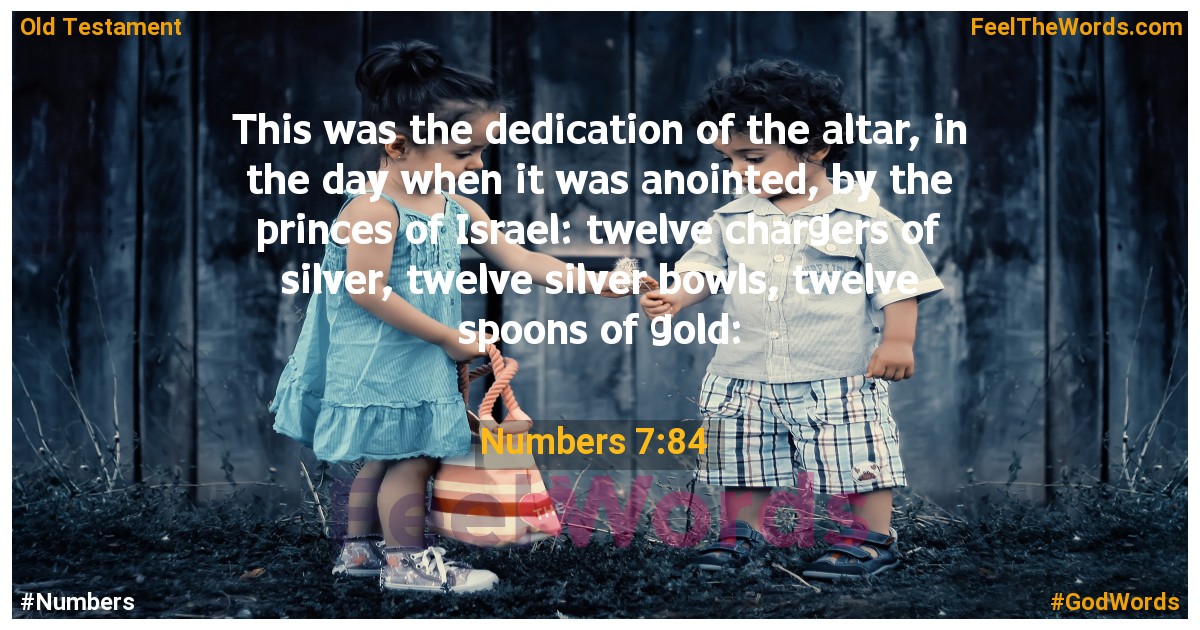 Numbers 7:84
