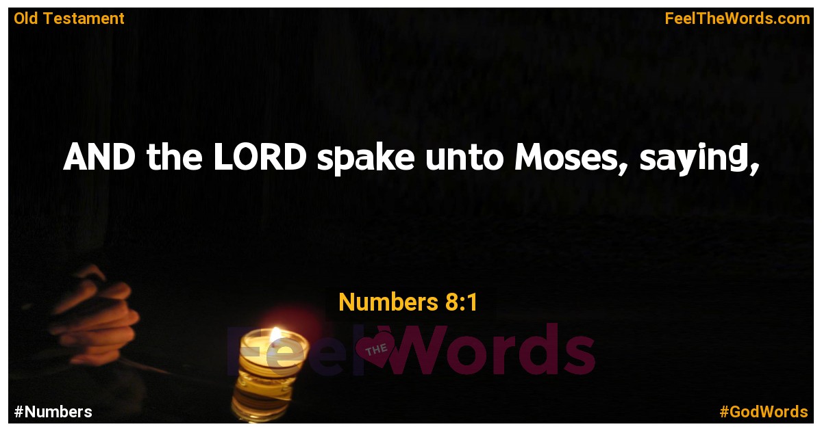 Numbers 8:1
