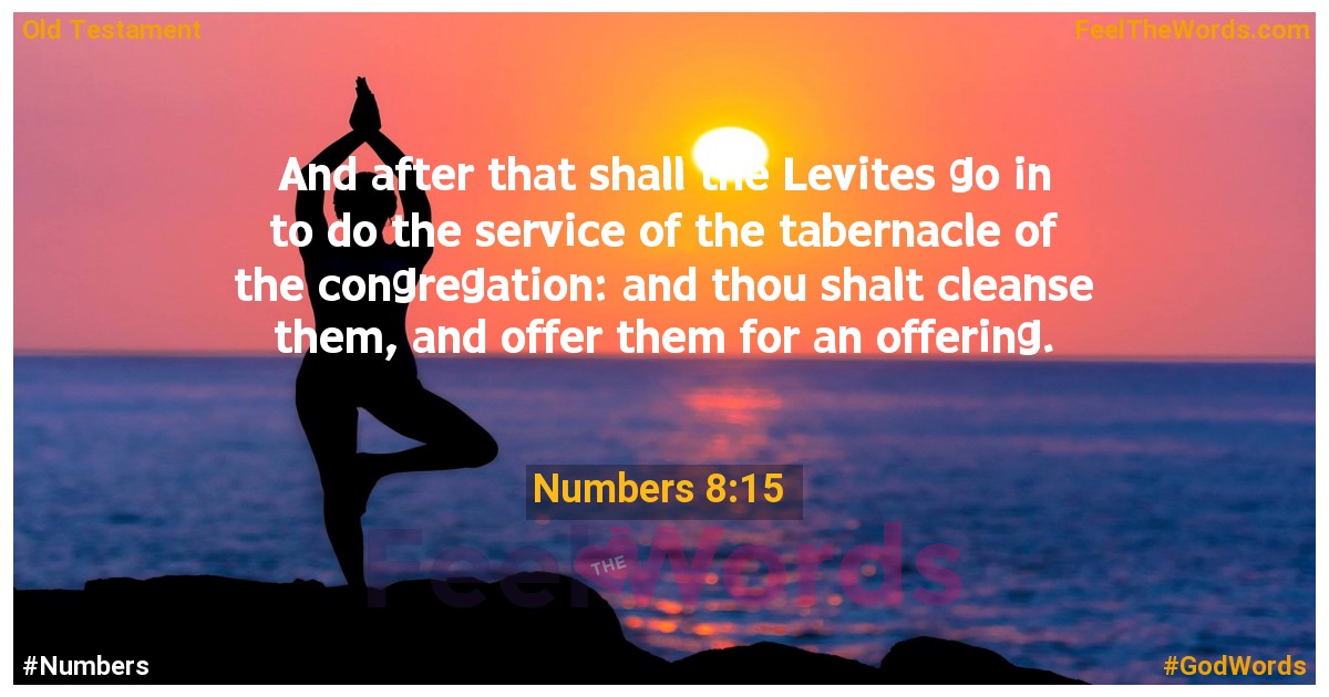 Numbers 8:15