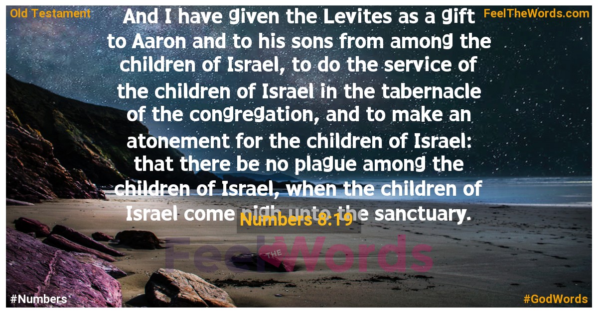 Numbers 8:19