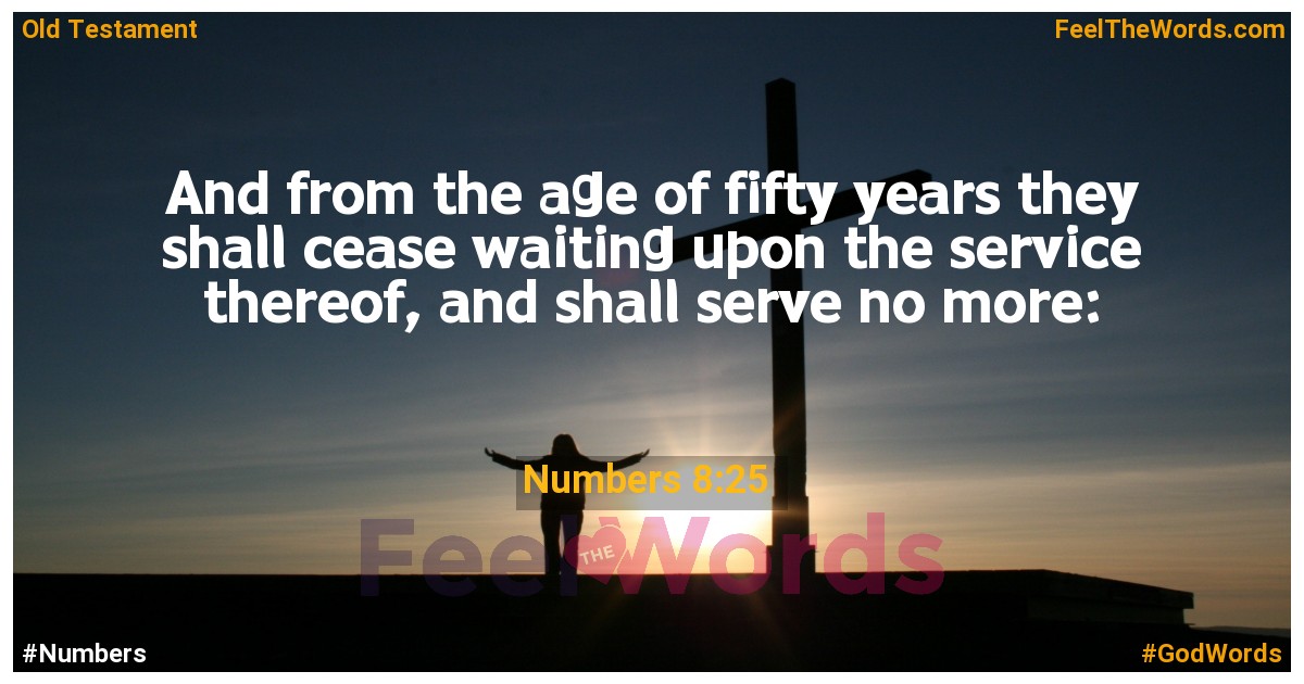 Numbers 8:25