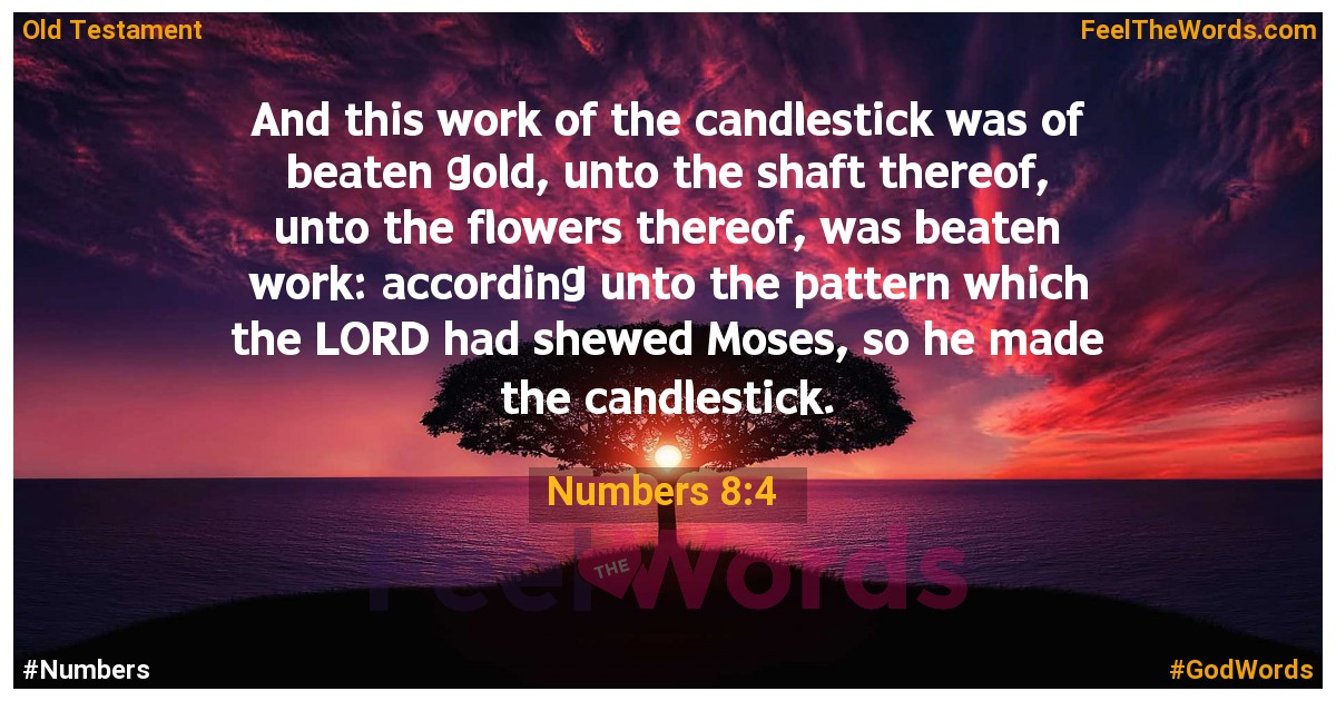 Numbers 8:4