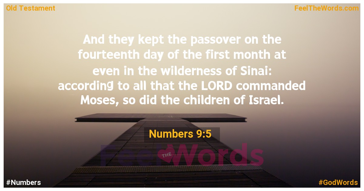 Numbers 9:5