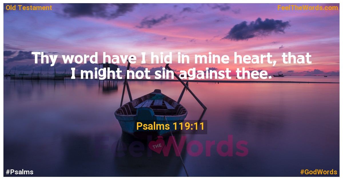 Psalms 119:11