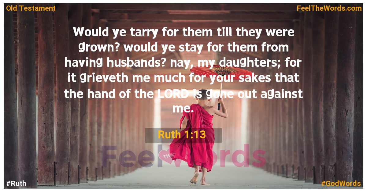 Ruth 1:13