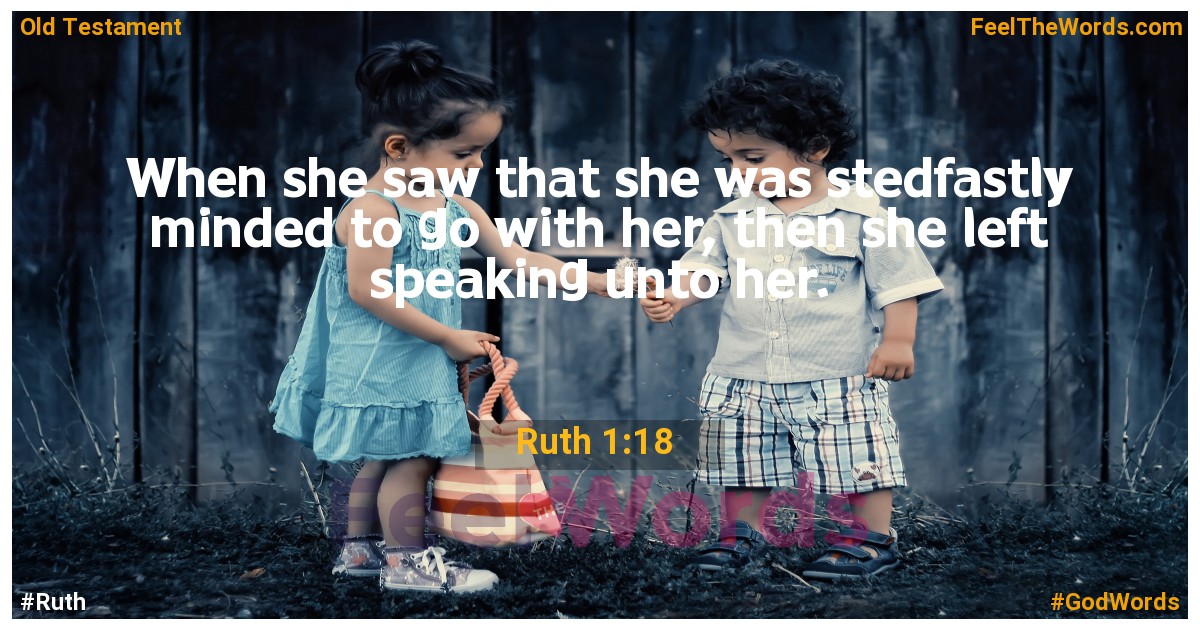 Ruth 1:18
