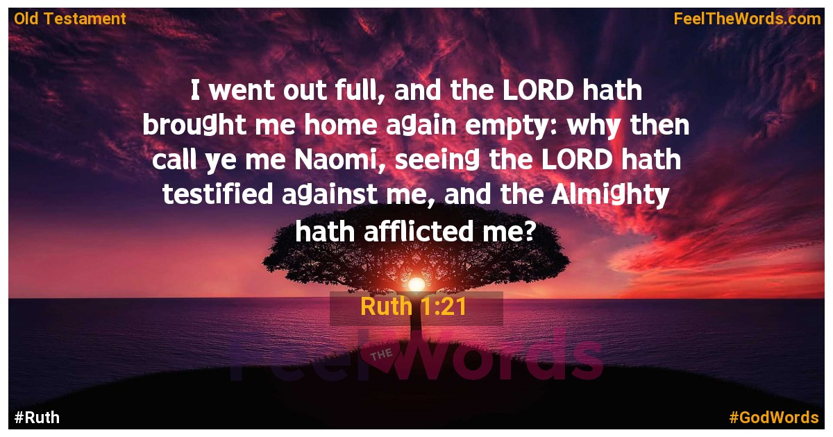 Ruth 1:21